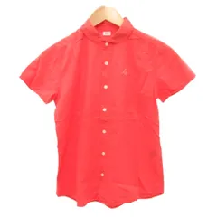 グリン GRIN シャツ 半袖 刺繍 リネン混 2 ピンク /JSのサムネイル