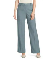 ヒューゴボス レディース ボトムス カジュアルパンツ ウール BOSS by Hugo Boss Virgin Wool Flat Front Straight Pants Bright Blue ブのサムネイル