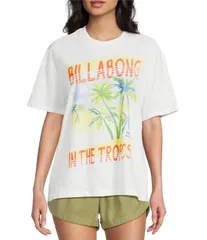 ビラボン レディース トップス シャツ キャップ ケープ Billabong Lush Escape Short Sleeve TShirt Salt Crystalのサムネイル