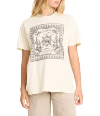 ビラボン レディース トップス シャツ Billabong Heading West Short Sleeve TShirt Whitecapのサムネイル