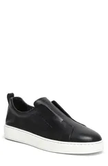 サントーニ メンズ シューズ スニーカー レース Santoni Victory LacelesslipOn Sneaker Men BLACK ブラックのサムネイル