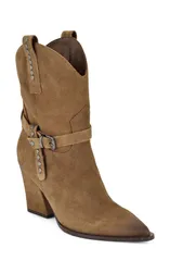 ナインウェスト レディース シューズ ブーツ・レインブーツ Nine West Weslie Western Boot Women MEDIUM BROWN ブラウンのサムネイル