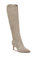 ナインウェスト レディース シューズ ブーツ・レインブーツ Nine West Sirena Pointed Toe Knee High Boot Women TAUPE トープのサムネイル