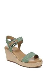 ナチュライザー レディース シューズ ヒール プラットフォーム サンダル アンクル Naturalizer Stellankle Straplatform Wedge Sandal Women GREのサムネイル