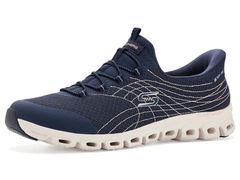 スケッチャーズ レディース シューズ スニーカー SKECHERS Hands Free Slipins GlideStep Prismatic Navy ネイビーのサムネイル