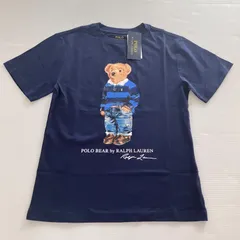 新品 POLO Ralph Lauren ポロラルフローレン Tシャツ ポロベア ネイビー 未使用 タグ付き 半袖 140㎝ RF00054のサムネイル