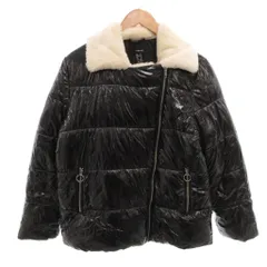 フォーエバー21 FOREVER21 中綿ジャケット ブルゾン フェイクファー M 黒 ブラック /FFのサムネイル