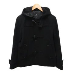 B&Y ユナイテッドアローズ BEAUTY&YOUTH ビューティー&ユース メルトン ショート ダッフルコート ジャケット 黒 ブラック Sのサムネイル