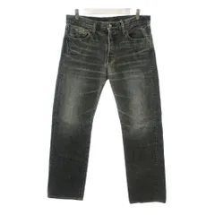 ドミンゴ Domingo デニムパンツ ブラックデニム ジーンズ 32 黒 ブラック ボタンフライ /NU ■ECF006のサムネイル