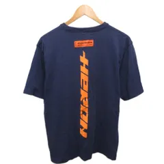 ヘロンプレストン HERON PRESTON プリントTシャツ カットソー 半袖 ロゴ S 紺  ネイビー HMAA032F23JER009のサムネイル