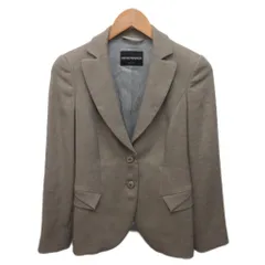 エンポリオアルマーニ EMPORIO ARMANI テーラードジャケット ブレザー シングル 2B 36 ベージュ ■IBO100のサムネイル