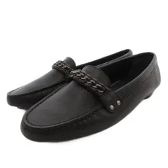 サルヴァトーレフェラガモ Salvatore Ferragamo ローファー スリッポン レザー 5 黒 /FF ■IBO100のサムネイル