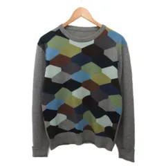 エルメネジルドゼニア Ermenegildo Zegna カシミヤニット セーター 長袖 カシミヤ混 グレー マルチカラー ■IBO97のサムネイル