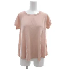 レッド ヴァレンティノ RED VALENTINO 美品 半袖シャツ ブラウス カットソー XS クルーネック レース切り替え リボン ピンク /KB ■GY62のサムネイル
