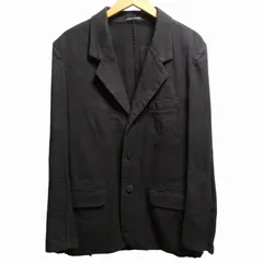 アニエスベーオム Agnes b. homme 90s テーラードジャケット ブレザー フランス製 カジュアル 3B 黒 ブラック 48 約Mサイズ 0617 IBO52のサムネイル