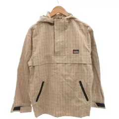 チャップス CHAPS 00s アノラックジャケット コットン S ベージュ チェック柄 フード ハーフジップ 1510-4319 /NUのサムネイル