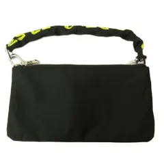 ディーゼル DIESEL 美品 ハンドバッグ チェーン ナイロン 黒 ブラック 0625のサムネイル