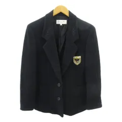 クリスチャンディオール Christian Dior SPORT ヴィンテージ テーラードジャケット ブレザー 総裏 2B ロゴ パッチ ウール M 黒 ブラック 0119 ■MNK4のサムネイル