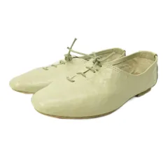 ポルセリ PORSELLI プラージュ Plage 別注 23AW jazz フラットシューズ レザー ベージュ 35 22.0cm ベージュ 0309のサムネイル