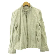 シーピーカンパニー C.P.COMPANY 00s archive garment dye ナイロン ライダースジャケット バイカー ブルゾン ジップアップ ショート丈 Y2K 50 白 ホワイト 0516のサムネイル