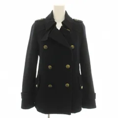 バーバリーブルーレーベル BURBERRY BLUE LABEL ピーコート Pコート アウター 裏地チェック柄 38 紺 ネイビー FNF37-804-32 /YT ■GY53のサムネイル