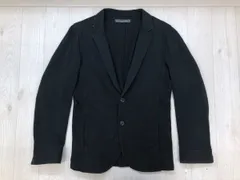 インターナショナルギャラリー ビームス International Gallery BEAMS 鹿の子 アンコン テーラード ジャケット メンズ 日本製 M 黒のサムネイル
