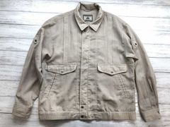 VINTAIGECLUB ヴィンテージクラブ オジカジ クラシコ 古着 長袖 スポーツ ブルゾン ジャケット ベージュ L メンズ