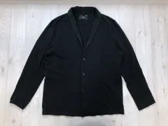 アズールバイマウジー AZUL by moussy ミニマル モード 無地 アンコン 長袖 テーラードジャケット 黒 M メンズ コットン100%のサムネイル