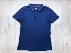 ARMANI COLLEZIONI アルマーニコレツィオーニ トラッド スポーツ ロゴ刺繍 鹿の子 半袖 ポロシャツ 青 XS メンズ コットン96% ナイロン4%のサムネイル