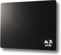 雑魚ZAKO~初めてのガラスパッドに、ちょうどいい。350×300mm ゲーミングマウスパッド 強化ガラス製 FPS・精密操作・滑りと止まりの絶妙なバランス 初心者向けコンパクトサイズ 350×300mm 厚さ3mm コンパクトサイズ 03.ブラックe