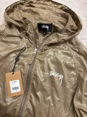 STUSSY ステューシー ビーチ シェル リンクル ウィンドブレーカー ブラウンのサムネイル