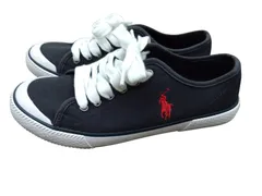 POLO RALPH LAUREN キャンバススニーカー ブラック系 24.0cm US5 レディースのサムネイル