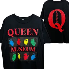 クイーン QUEEN MUSEUM Tシャツ Lサイズ 古着 バンドTシャツ ミュージックTシャツ グッズ クラシック メタル ロック バンティー バンT メンズ レディース 両面プリント ユニセックス 半袖 夏物 夏服 ユーズド アメカジ アメリカンのサムネイル