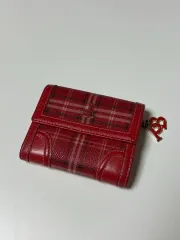 BEAN POLE ビーンポール チェック 二つ折り財布 レッドのサムネイル