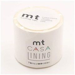 カモ井加工紙(Kamoi Kakoshi) mt CASA LINING 50mm MTCALI01 ホワイト 50mm×20m (下貼り用) 0のサムネイル