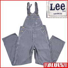 【美品】リー・ツナギ オールインワン・ヒッコリーストライプ・ジャンプスープ・3L 美品】リー・ツナギ オールインワン・ヒッコリーストライプ・ジャンプ