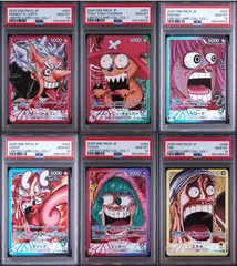 PSA10 6連番】ワンピースカード ベースショップ リミテッドカード