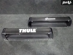 【 即発送！】THULE スーリー スキー スノーボード キャリア 鍵なし Genesis ルーフキャリア アタッチメント 部品取り用のサムネイル
