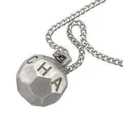 CHANEL　シャネル　ネックレス　925　sterling　ミラーボール　ロゴ　ヴィンテージ　オールド　喜平　希少　レアのサムネイル