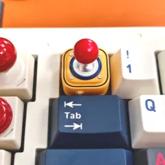 樹脂製アーケードジョイスティック型キーキャップ レトロゲーム用のサムネイル