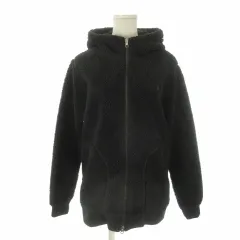 ジムフレックス Gymphlex ボアジャケット 上着 14 黒 ブラック フード付き ジップアップ 長袖 /AO6 ■ECA007のサムネイル