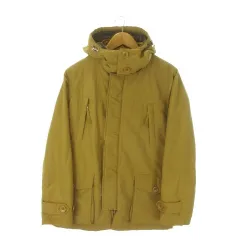 シップス SHIPS Luxury Tailoring Style 中綿ジャケット 上着 M 茶 ブラウン フード付き 長そで 無地 /AO23 ■ECA007のサムネイル