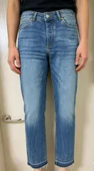 ZADIG&VOLTAIRE ザディグ・エ・ヴォルテール レディース デニム ライトブルー ストレート カッティング ウォッシュのサムネイル