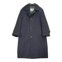 Aquascutum AQUA5 カナダ製 ヴィンテージ ウール コート 80年代後半 ネイビー メンズ アクアスキュータム【中古】6-0719T∞のサムネイル
