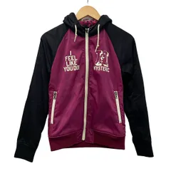 HYSTERIC GLAMOUR(ヒステリックグラマー) ブルゾン サイズF レディース美品  - ライトパープル×黒×白 長袖/ジップアップ/秋/冬のサムネイル