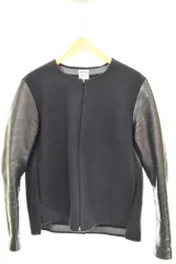 サンシー SUNSEA MELTON LEATHER LONG TEEメルトン レザー ロング SNS-13A33 2 ジャケット ネイビー 103MT-5092のサムネイル
