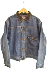 シュガーケーン SUGAR CANE  ブランケットライナーデニムジャケット ジャケット ブルー 103MT-5015のサムネイル