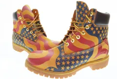 ティンバーランド Timberland Supreme Timberland 6 BooStars  Stripes Wheat シュプリーム スターズ 9M メンズ靴 ブーツ その他 ブラウン 9M 27cm 103S-1753のサムネイル
