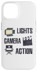 Lights Camera Action - Funny Movie Director スマホケース iPhone 14 用