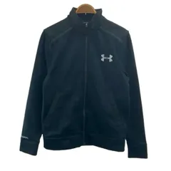 アンダーアーマー UNDER ARMOUR トラックジャケット 裏起毛 黒 ブラック 無地 ハイネック 長袖 /NP ■ECB007のサムネイル